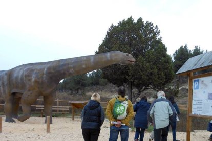 Uno de los puntos que se visitan son los yacimientos de Mambrillas de Lara-M. M.