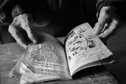 Uno de los cuadernillos que BenaIges imprimió en la Escuela de Bañuelos.