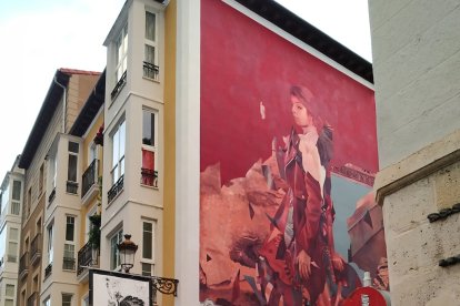 Grafiti en la capital burgalesa. STARTER PROYECTOS