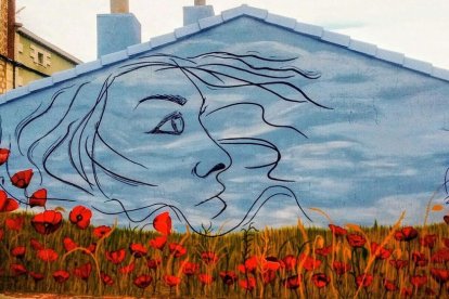 El arte urbano de Tubilla del Lago ha sido promovido por los vecinos de la localidad. ECB