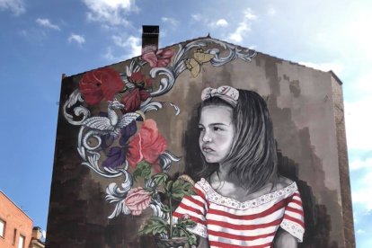 Mural en Belorado creado para el proyecto 'Wall-king Belorado'. STARTER PROYECTOS