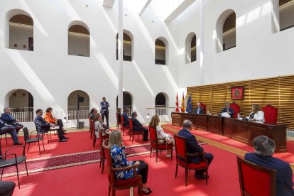 Clausura de las XXX Jornadas Nacionales de
Jueces Decanos que ha tenido lugar en Burgos. ICAL