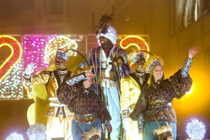 Baltasar a su llegada a Burgos. T.A.