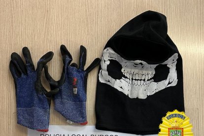 A los 7 niños de 14 años, sorprendidos dañando coches en las laderas del Castillo la Policía Local les incautó un punzón, que se emplea para pinchar las ruedas de los vehículos, así como un puñal en su funda, un arma que está prohibido portar en la vía pública.