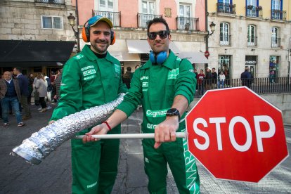 Ambiente multitudinario en el carnaval de Burgos. TOMÁS ALONSO