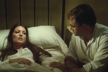 María José Cantudo y Paul Naschy, en una secuencia del filme.