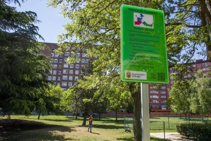 Señalética de las zonas de esparcimiento. TOMÁS ALONSO