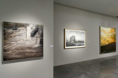 La exposición de Alejandro Quincoces se podrá ver hasta el 9 de abril. SANTI OTERO