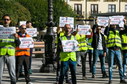 El malestar de la plantilla ha quedado patente en el respaldo a la movilización. TOMÁS ALONSO