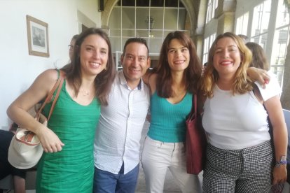 Andrés Gonzalo estuvo con la cúpula de su partido