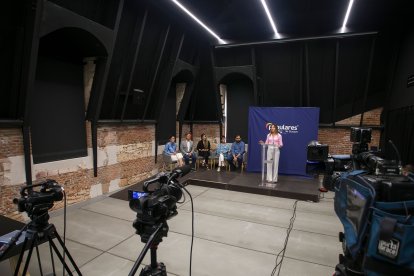 Blasco en su intervención en La Estación. T. ALONSO