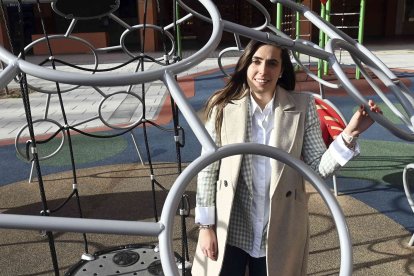 La actual presidenta de Nuevas Generaciones Burgos y concejala en el Ayuntamiento burgalés, Andrea Ballesteros. ICAL