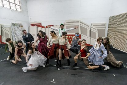 Atemub en pleno ensayo. SANTI OTERO