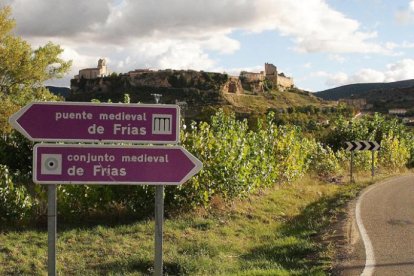 Frías cumple dos años de pertenencia a la lista de ‘Los Pueblos más Bonitos de España’.-G. G.
