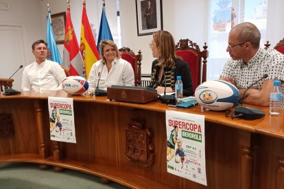 Imagen de la presentación celebrada hoy en el Ayuntamiento de Aranda