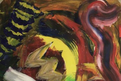 Chicas Yang y Yin VALERIYA SAZONOVA 9 años. De Donesk . Estudia en una escuela de arte.