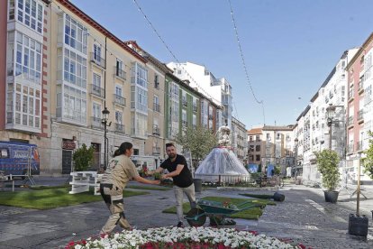 La Flora durante una de las ediciones de la Fiesta de las Flores.