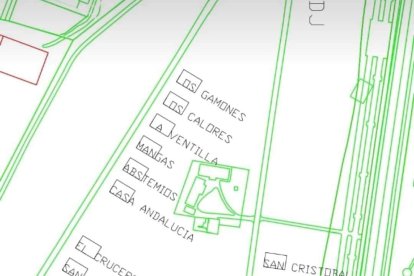 Ubicación de las peñas en El Parral 2022