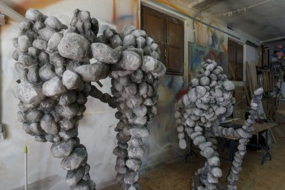 Los ‘piedigrinos’ son una de sus últimas creaciones. SANTI OTERO