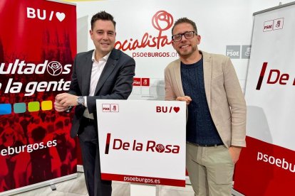 De la Rosa y Temiño en la apetura de su precampaña el pasado 20 de enero.