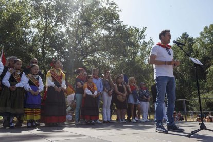 El Día de las Peñas ha puesto el broche final a los Sampedros 2022. SANTI OTERO