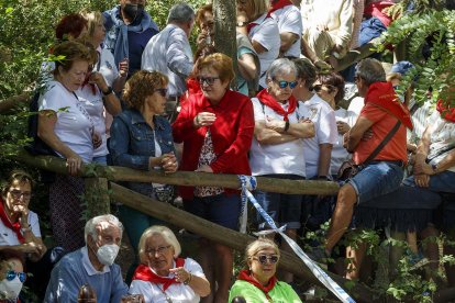 El Día de las Peñas ha puesto el broche final a los Sampedros 2022. SANTI OTERO
