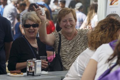 El Día de las Peñas ha puesto el broche final a los Sampedros 2022. SANTI OTERO