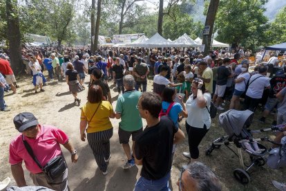 El Día de las Peñas ha puesto el broche final a los Sampedros 2022. SANTI OTERO