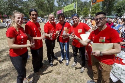 El Día de las Peñas ha puesto el broche final a los Sampedros 2022. SANTI OTERO