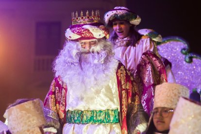 Instante de la Cabalgata de Reyes a su paso por la capital burgalesa. TOMÁS ALONSO