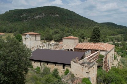 Monasterio de San Pedro de Arlanza, en ruinas desde que perdió su poder y recursos por la desamortización de Mendizábal. / I. L. MURILLO