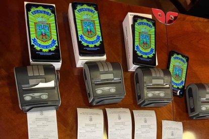 Dispositivo móvil para gestionar las infracciones de Tráfico en Burgos.