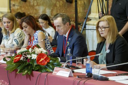 Clausura del VIII Foro parlamentario hispano-polaco organizado por las Cortes Generales en Burgos. ICAL