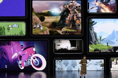 Presentación de la futura plataforma AppleTV+ en Cupertino (California), el pasado 25 de marzo.