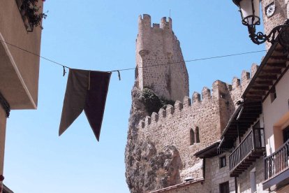 Vista general de Frías durante las jornadas.-G. GONZÁLEZ