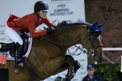 Jessica Springsteen, en acción.