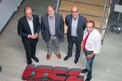 José María Vela, José María Insenser, Eduardo Valencia y Javier Sedano. TOMÁS ALONSO