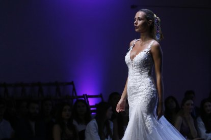Vestido de novia de Ainhoa Salcedo. SANTI OTERO