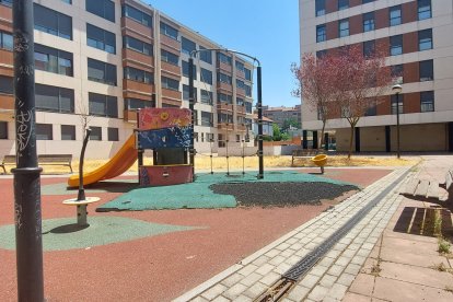 Vista de la plaza Diego de Leiva.