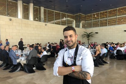 El chef Ricardo Temiño en la feria Alicante Gastronómica.