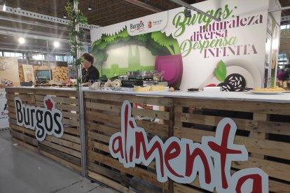 Expositor de Burgos Alimenta en Alicante.
