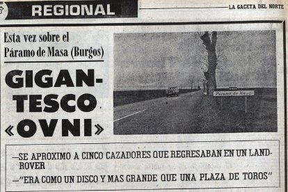 El avistamiento del ovni en el Páramo de Masa fue un acontecimiento mediático en la época.