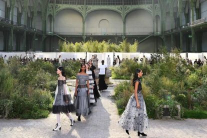 El desfile de Chanel de este martes en París.