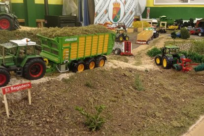 Escena del Belén Agrícola de Castellanos de Bureba. ECB
