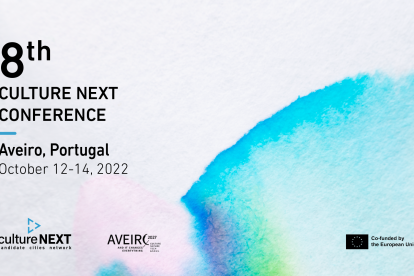 Cartel del Culture Next Conference, que se desarrolla hasta el 14 de octubre.