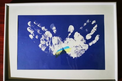 La simbología en torno a la paz es un asunto recurrente en las piezas de los artistas ucranianos.
