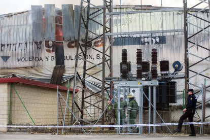 Incendio en un almacén en Molifibra, TOMÁS ALONSO