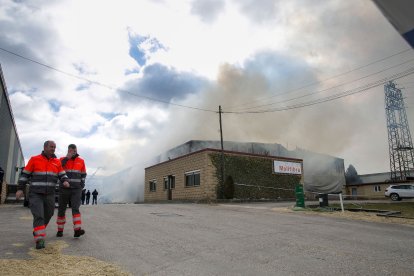 Incendio en un almacén en Molifibra, TOMÁS ALONSO