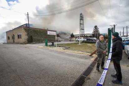 Incendio en un almacén en Molifibra, TOMÁS ALONSO