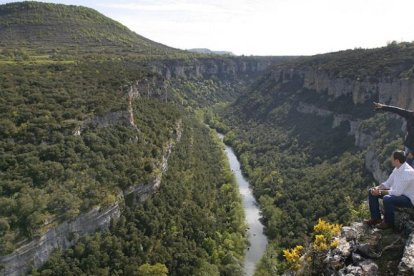 La vista del Cañón del Ebro, desde el Valle de Sedano, es simplemente espectacular.